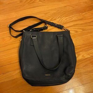 Fossil Preston Shopper Leather Shoulder Bag Handbag